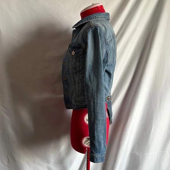 Divided Blue Jean Jacket - Picture 6 of 7